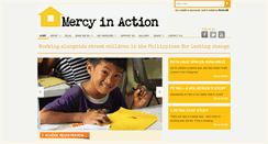 Desktop Screenshot of mercyinaction.org.uk